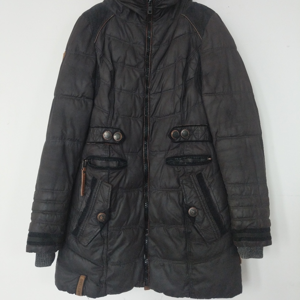 *SOLD*Naketano jacket Coat Puffer S Black